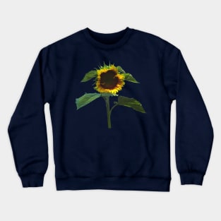 Sunflower With Frilly Edge Crewneck Sweatshirt